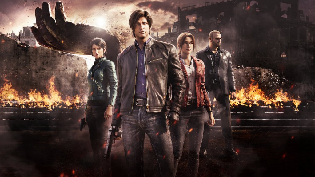 Resident Evil: Infinite Darkness (Netflix) - 8 юли
Разположена между събитията в игрите Resident Evil 4 и Resident Evil 5, тази изключително детайлна и великолепно изглеждаща компютърна анимация се развива през 2006 г. - зомбита вече има, но светът все още не знае за тях. Поне по-голямата част от света.
Сюжетът завърта сложна плетеница от няколко правителствени конспирации в Белия дом, война в Близкия изток и, разбира се, зомбита. Хубавото в случая за "новобранците" в света на Resident Evil, че не е нужно да знаеш каквото и да е за този франчайз, преди да си гледал сериала, тъй като той работи като отделна история, която обаче успешно е вплетена в по-големия сюжет на игрите. Самата история ще се съсредоточи върху разкриването на голямата конспирация около Ракуун сити и появата на зомбитата.