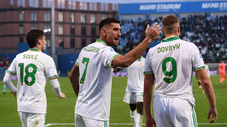 Рома надви Сасуоло и се изравни с Наполи