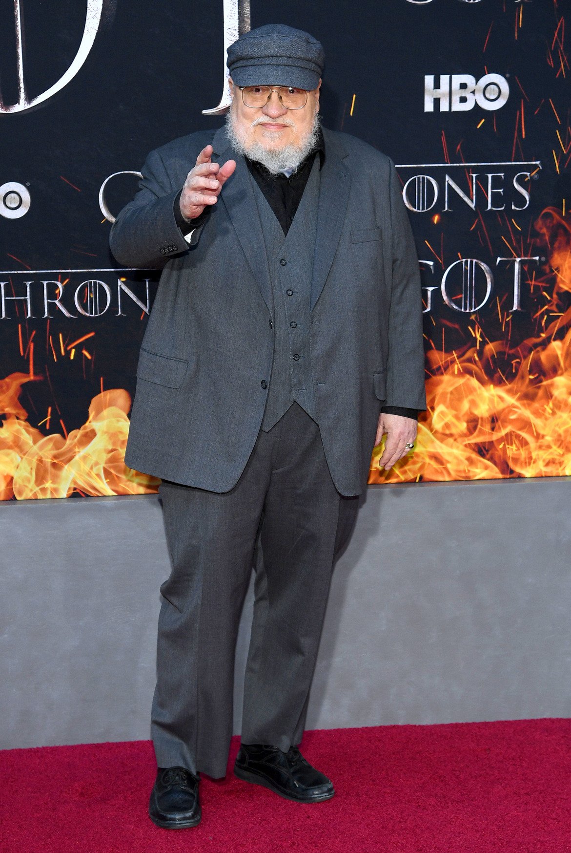Джордж Р.Р. Мартин - авторът на поредицата "Песен за огън и лед", по която е създаден сериалът. 