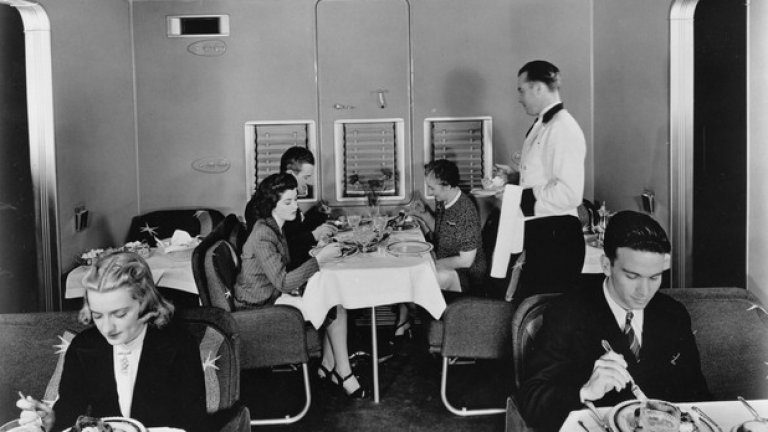Още преди Втората световна война е съществувал респект към нормалното хранене на борда