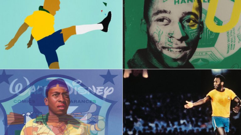 Пеле, сочен и до днес за номер едно в историята на най-великата игра, ще бъде изложен в галерията Halcyon в Лондон.