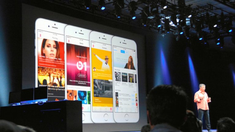 Apple Music бе представена на конференцията на разработчиците на компанията в Сан Франциско