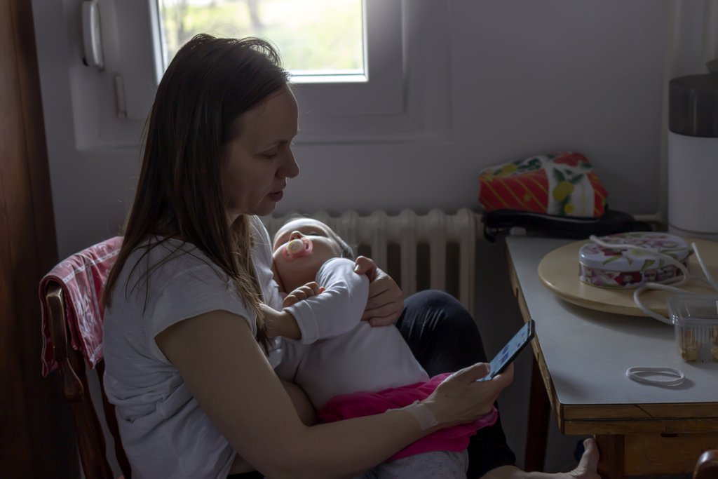 родител смартфон