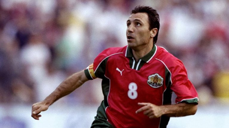 Христо Стоичков прекрати кариерата си в националния отбор на мача България - Англия (1:1) на 9 юни 1999