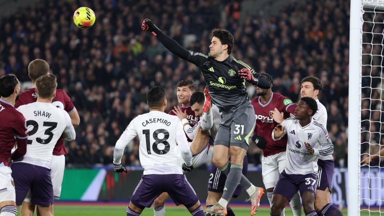 Манчестър Юнайтед се спаси от загуба в последните секунди