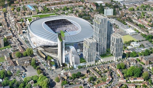 "Тотнъм Хотспър Стейдиъм", Лондон (Англия)
Тотнъм трябваше да се премести на новия си стадион в средата на миналия месец, но текат довършителни работи. Проектът погълна близо милиард паунда, но феновете на Тотнъм ще се радват на всички удобства.