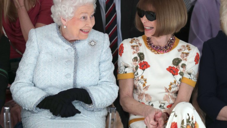The Queen Presents The Inaugural Queen Elizabeth II Award For British Design At London Fashion Week