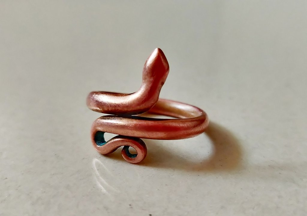 Copper_Snake_Ring