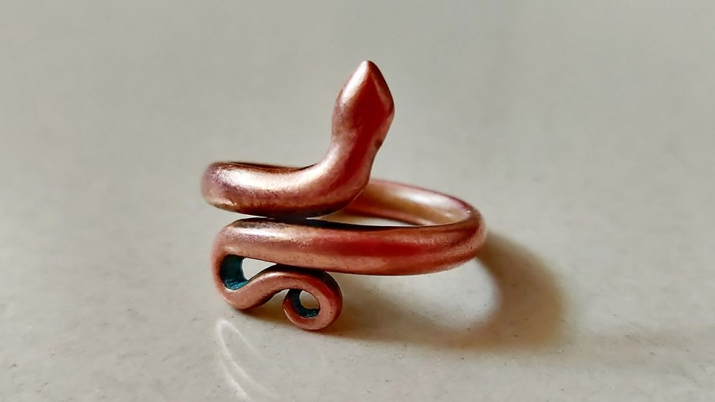 Copper_Snake_Ring