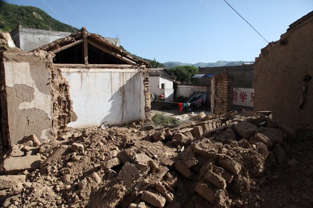 Повечето срутени къщи са от кал