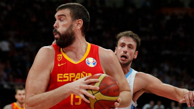 Марк Гасол изигра много силен финал и отбеляза 14 т., а най-резултатен за ИСпания беше Рики Рубио с 20