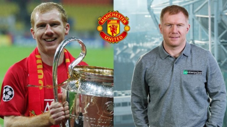 Полузащитник: Пол Скоулс
Легенда, която прекара цялата си кариера в Юнайтед. Част от Клас `92, Скоулси изигра 705 мача с червената фланелка, за кратко се отказа (между лятото на 2011-а и януари 2012-а), след което рита до лятото на 2013-а, когато окачи бутонките окончателно. В момента е експерт към BT Sport и един от най-сериозните критици на днешния Юнайтед.