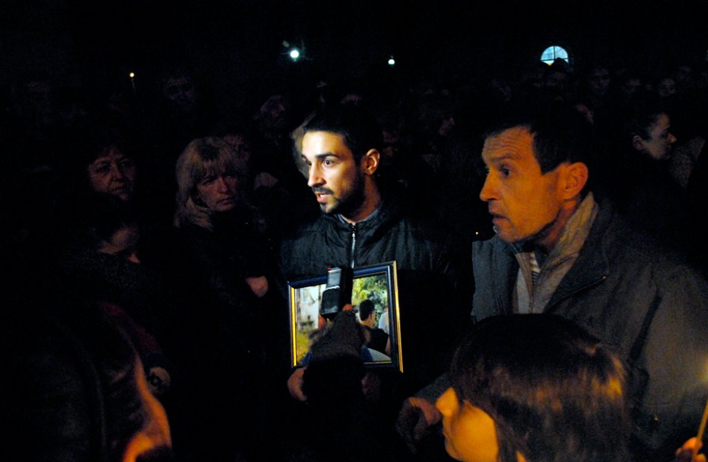 Протест във Враца след убийството на Тодор
