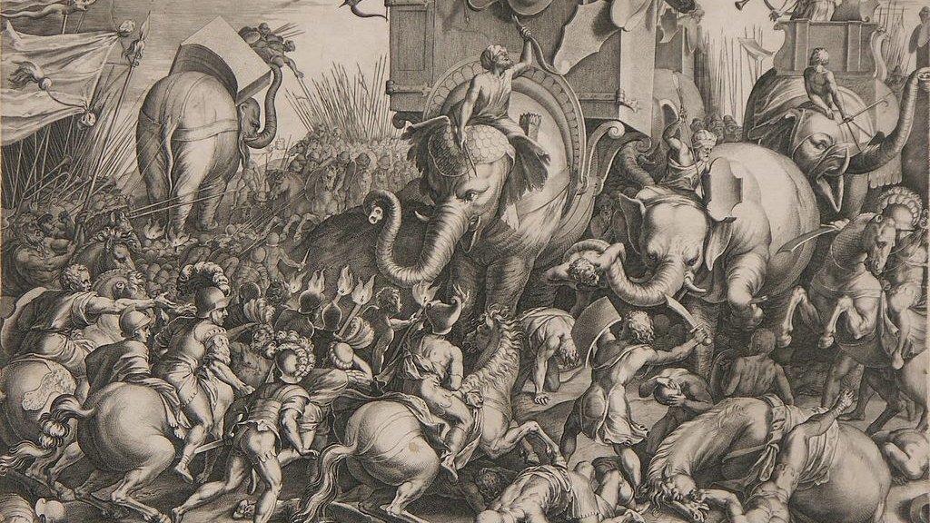 Slaget_ved_Zama_-_Cornelis_Cort,_1567