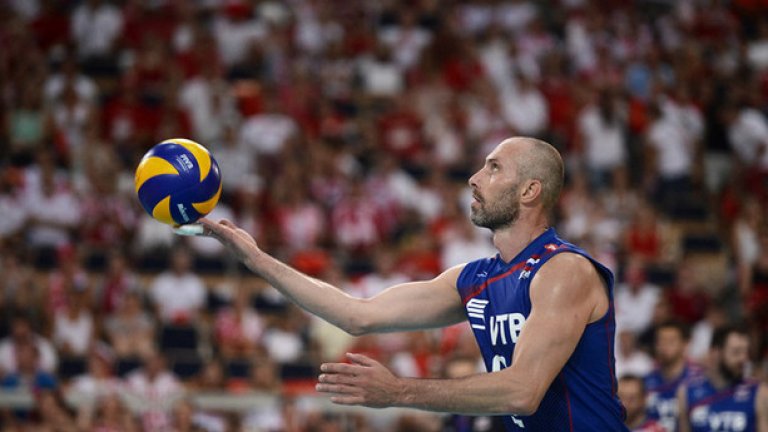Сергей Тетюхин, волейбол
Най-уважаваният руски волейболист ще е знаменосец на делегацията на страната.