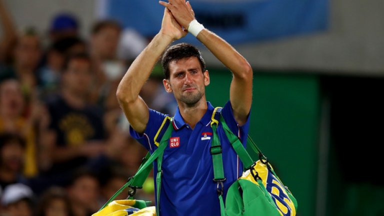 Новак Джокович отпадна още в първия кръг на тенис турнира след загуба от Хуан Мартин дел Потро.