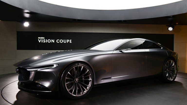 Mazda Vision Coupe 

Моделът, който току-що спечели наградата "Прототип на годината", се появи в Женева. Спортният концепт показва насоката на дизайнерското мислене на Mazda - елегантен, артистичен и изтънчен външен вид. 
