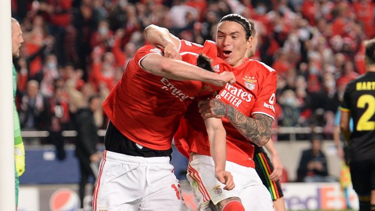 Дарвин Нунес е голямата звезда на Бенфика