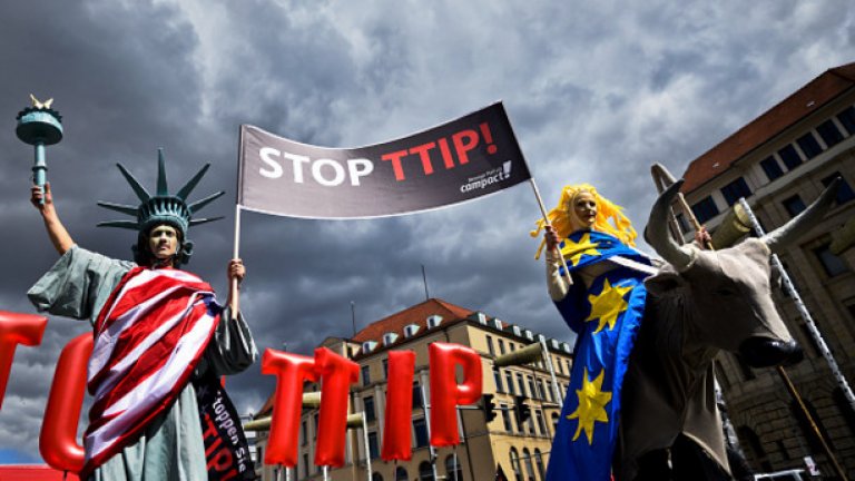 Нова афера с изтичане на информация - този път през противниците на Трансатлантическото търговско-инвестиционно партньорство (TTIP)
