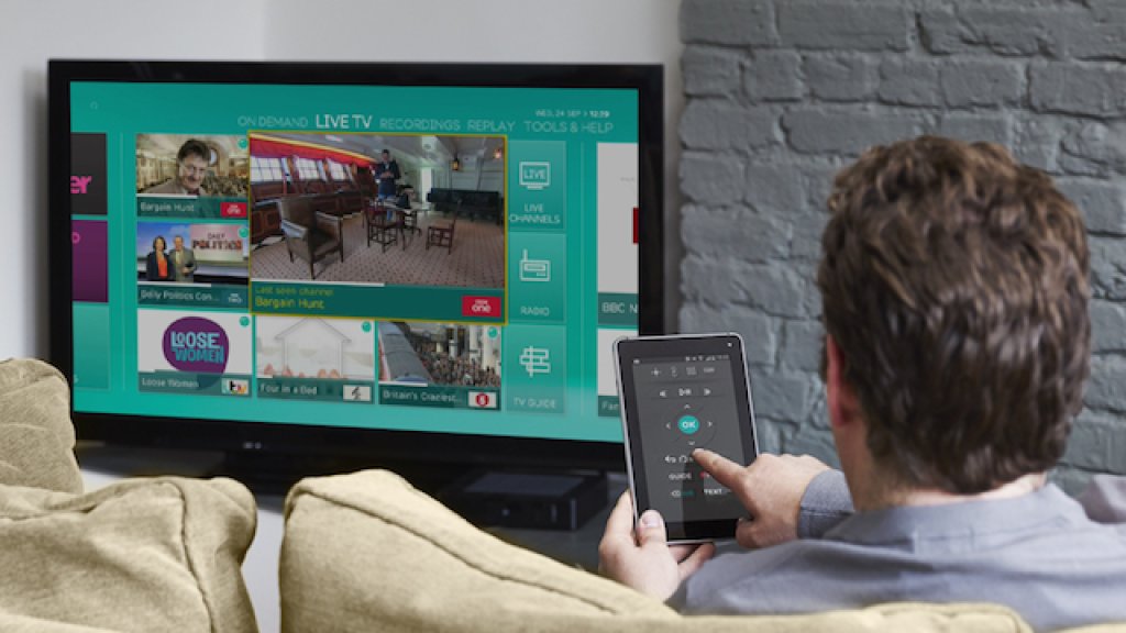 EE TV - Tablet as remote