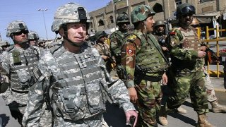 US Army with Allies in Middle East