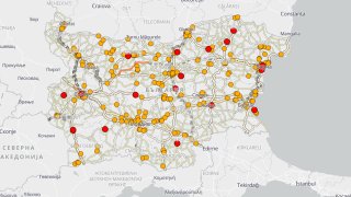 Картата показва къде и кога в страната са ставали инциденти. Предложението на МВР се появява два месеца след като подобна карта беше създадена от ученик.