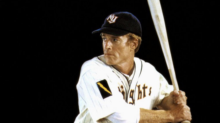 "Талантът" / The Natural (1984) 
Робърт Редфорд в спортен филм? Да, и то в компанията на актьори като Глен Клоуз и Робърт Дювал. "The Natural" е посветен на бейзболист с феноменален талант, който преминава през серия от успехи и провали, докато най-после открие силата си. Макар да залага силно на сантименталната нишка, филмът се превръща в едно от любимите заглавия с участието на Редфорд.