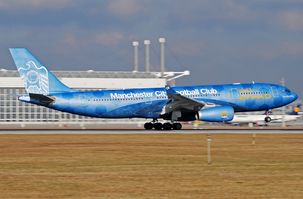 Манчестър Сити също си има самолет, Airbus 330 на Etihad