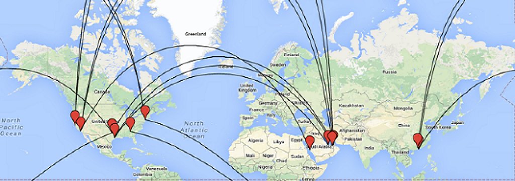 World's longest non-stop flights