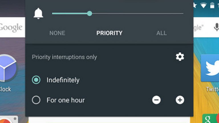 Новият Android ви дава възможност да направите някои приложения приоритетни - т.е. давате  им възможност да ви притесняват с известия, когато на останалите им е забранено. За целта отидете в Settings -> App notifications -> Interruptions и следващия път, когато сте в среща, може да получавате звукови известия само, когато ви звънят, но не и когато ви пишат във Facebook, да кажем. 