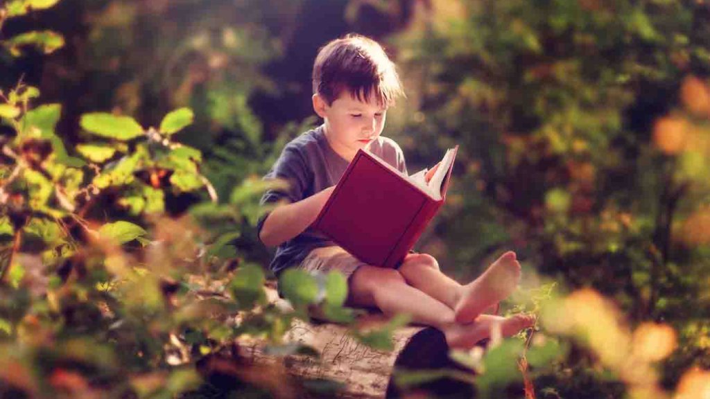 дете, книга, четене