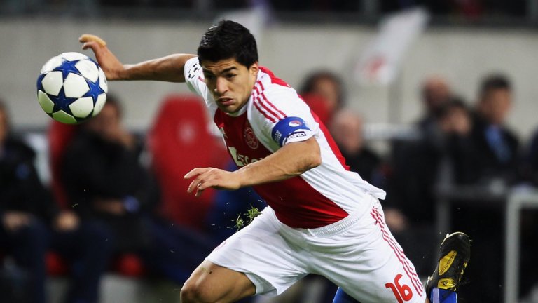 Суарес с екипа на Аякс.