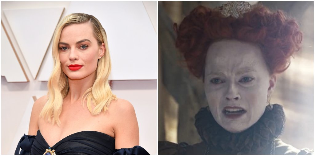 Марго Роби в “Кралицата на Шотландия”
Макар че статусът ѝ на секс бомба изгря буквално за една вечер с премиерата на “Вълкът от Уолстрийт”, след като изигра Наоми Белфорт Марго Роби дава всичко от себе си, за да избяга от етикета на красавица. И се получава с роли като Тоня Хардинг в “Аз, Тоня”. Но черешката на тортата е превъплъщението ѝ като кралица Елизабет Тюдор в “Кралицата на Шотландия”, където няма и помен от красотата на Марго.