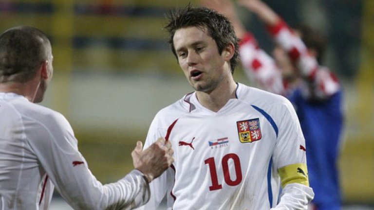 30-годишният халф на Арсенал Томаш Росицки е капитанът на Чехия