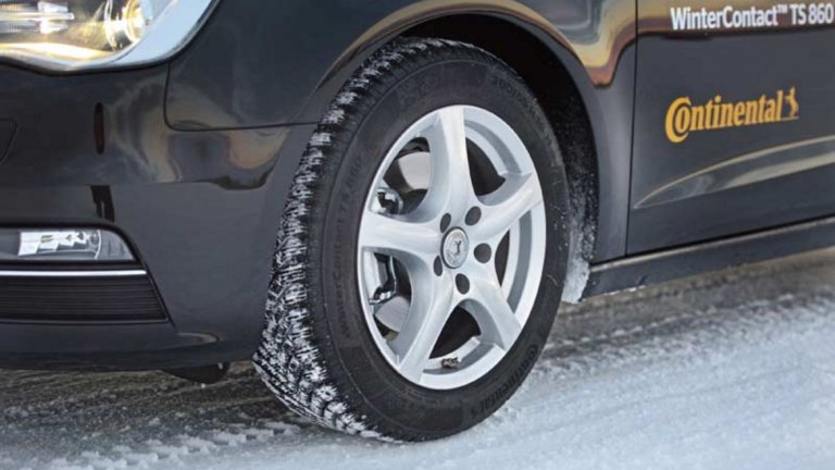 Клас "Малък автомобил", 175/65 R14 T
1. Continental WinterContact TS860 - обща оценка "Добър"
Оценки "Добър" за: шофиране при суха, мокра, заснежена и заледена настилка; разход на гориво; износване
Оценка "Задоволителен" за: шум/комфорт