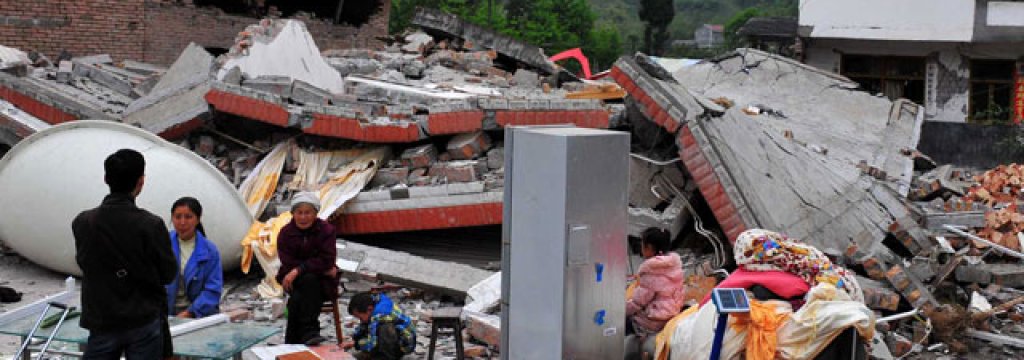 Aftermath of earthquake in Sichuan province
