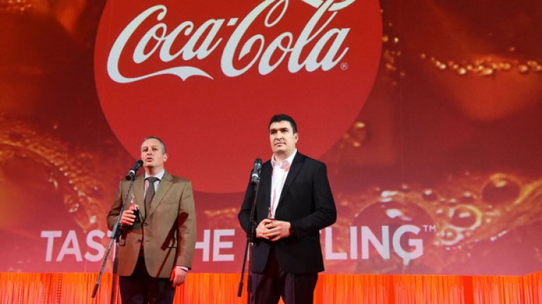 Камен Алексов, Търговски Директор на Coca-Cola за България и Адриатическия регион и Светослав Атанасов, Изпълнителен директор на Coca-Cola ХБК България.