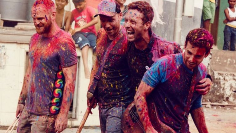 Разбира се, Coldplay също влиза в топ 5 на комерсиалната музика