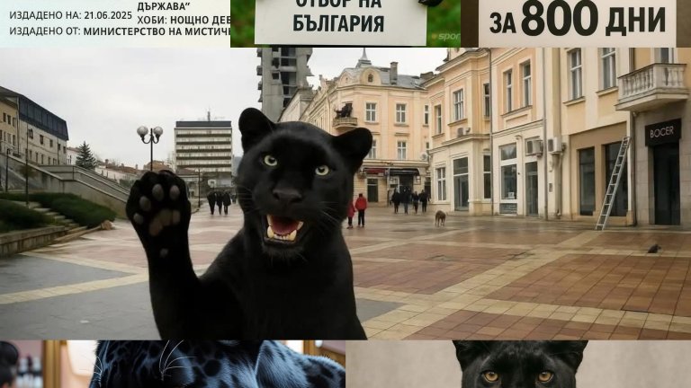 Голямата черна котка на нацията се превърна от шуменски феномен в национален герой и вдъхновител на десетки снимки