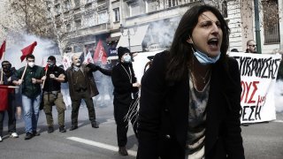 10 000 души демонстираха в Атина