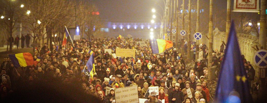 протести в румъния