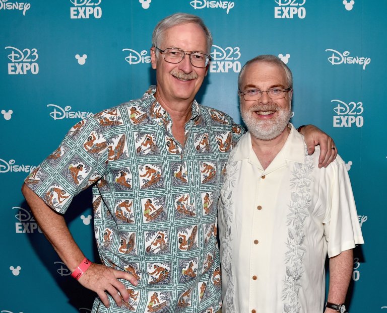 Джон Мъскър (вляво) и неговият колега Рон Клемънтс са работили по някои от най-добрите анимации на студиото.