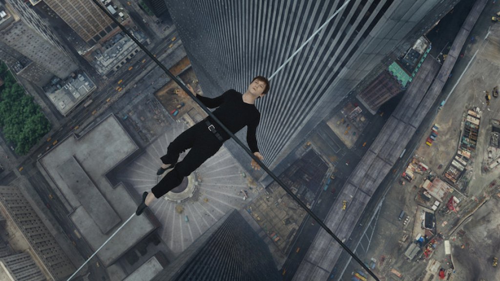 Philippe Petite (Joseph Gordon-Levitt) in TriStar Pictures' THE WALK.