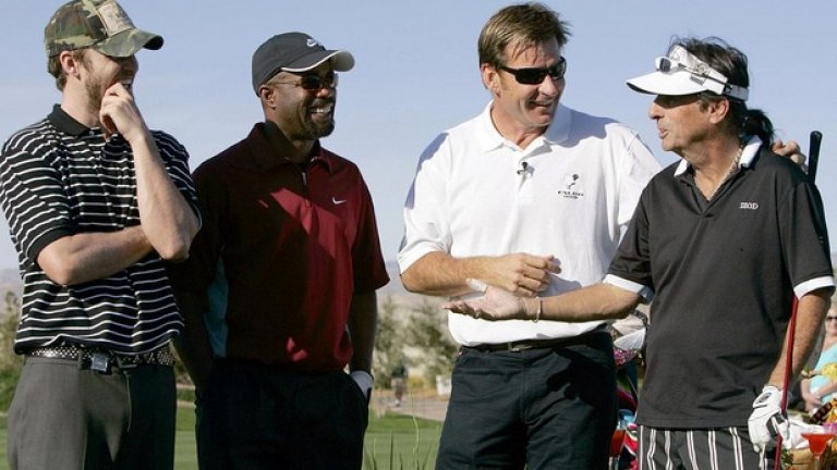 С Алис Купър на голф турнира Bob Hope Chrysler Classic през 2006 г.