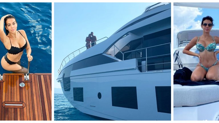 На яхтата на Кристиано: Лукс и блясък за 6 милиона и пищната Джорджина на борда