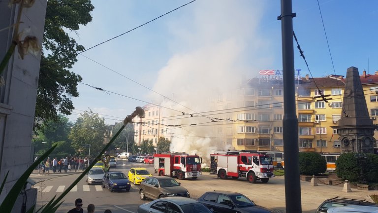 Пожар на паметника Левски в София