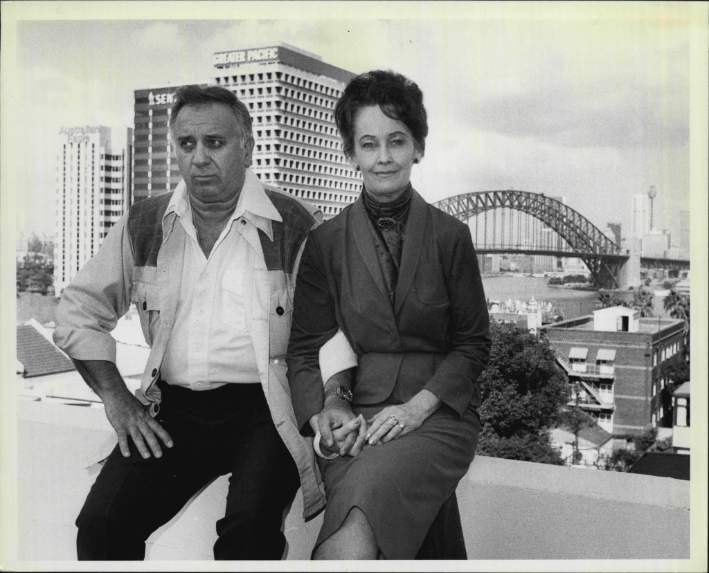 American ghost hunters Lorraine and Ed Warren.