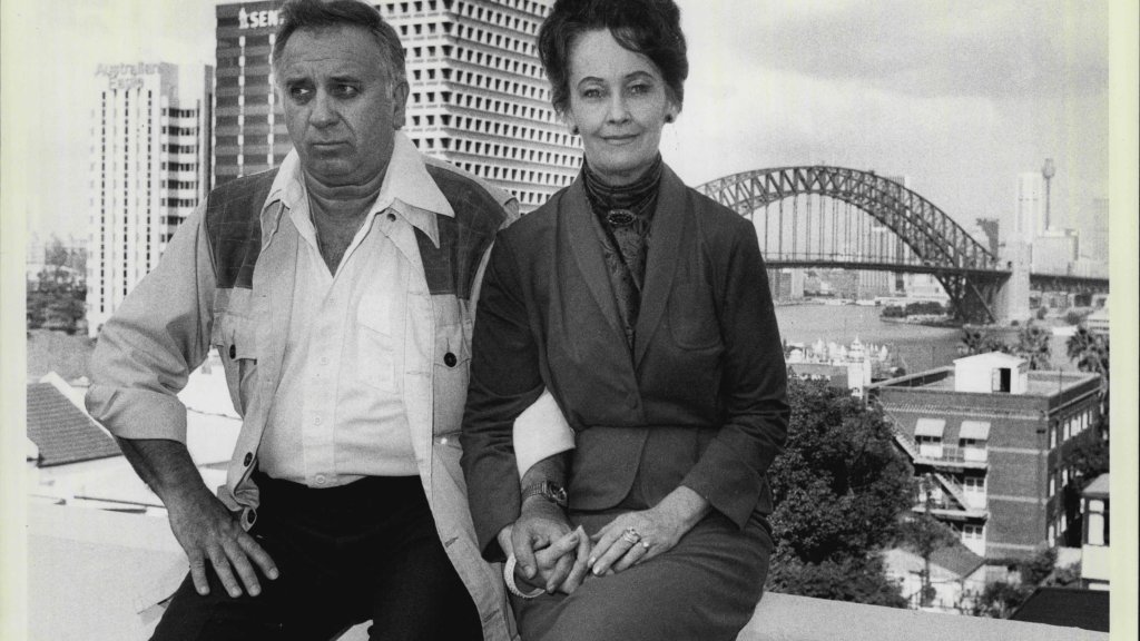 American ghost hunters Lorraine and Ed Warren.