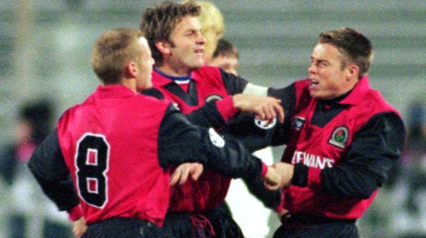 Блекбърн - 1 победа, 1 равенство, 4 загуби
Най-добро постижение: групова фаза 1994/95