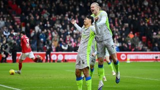 Нотингам Форест затрудни Сити, но "гражданите" продължават гонитбата с Арсенал